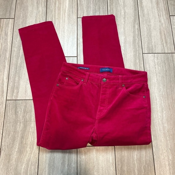 Talbots Pink High Rise Straight Leg Womens Size 4 - Picture 3 of 7